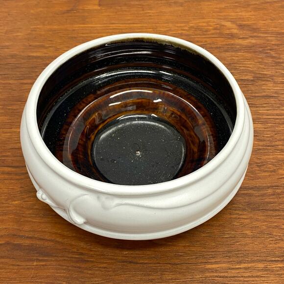 Michele Ann Rigert Signed Studio Art Pottery Vase Glazed Bowl Oregon USA Artist - Picture 4 of 10